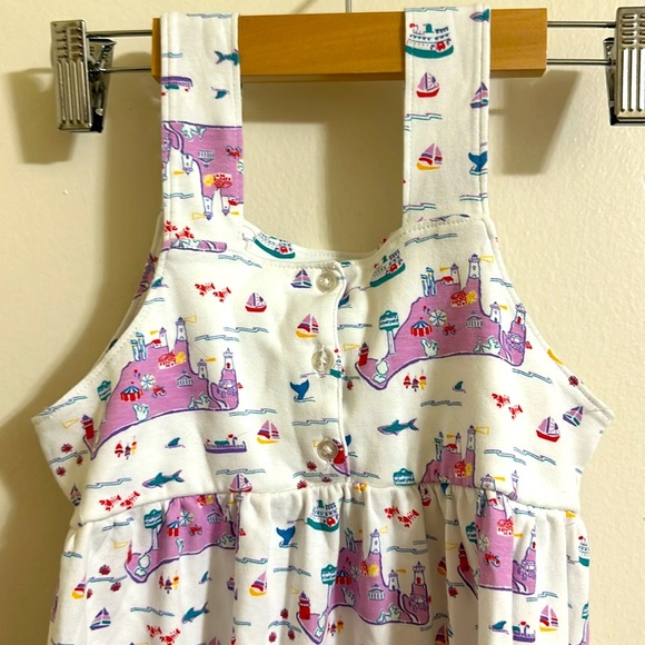 EUC Katydid Martha’s Vineyard Princess Nautical Button Sundress - Picture 2 of 4